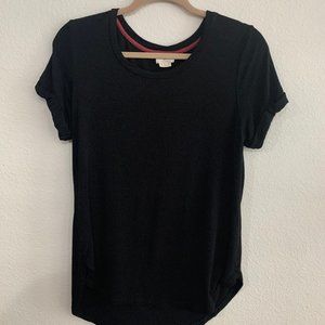 Black Clyde & Baxter Basic Tee Size Small